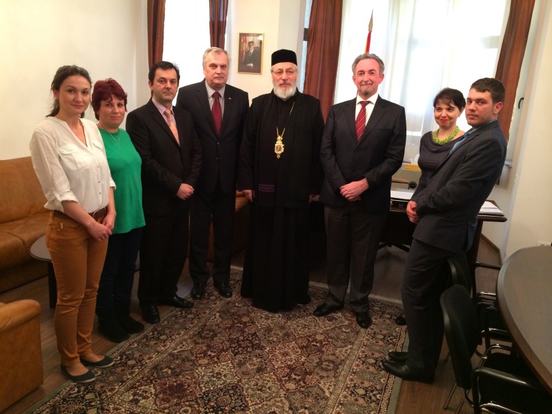 Vizită arhierească la Ambasada Republicii Macedonia Vizită arhierească la Ambasada Republicii Macedonia