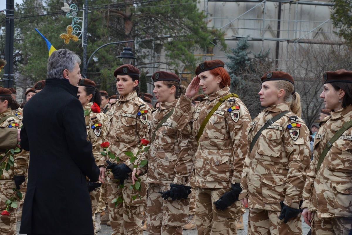 Slujbă religioasă oficiată de IPS Teofan la repatrierea militarilor Batalionului 151 Infanterie