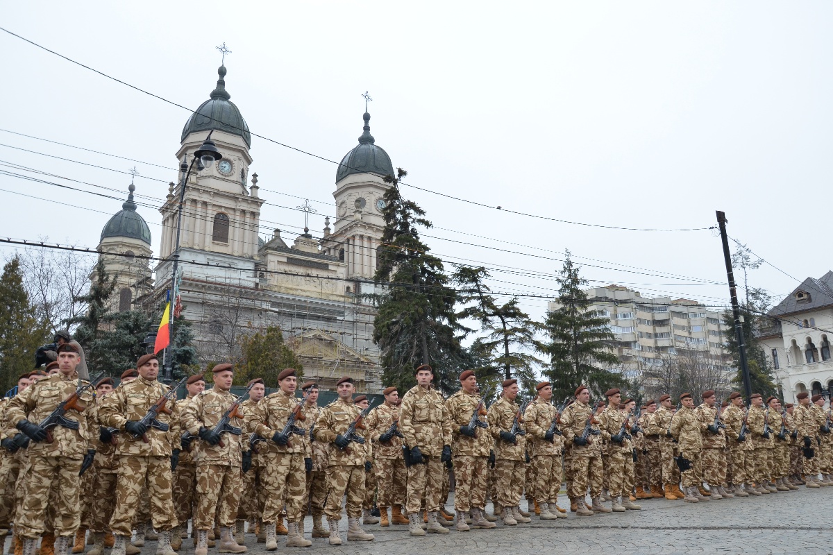 Slujbă religioasă oficiată de IPS Teofan la repatrierea militarilor Batalionului 151 Infanterie