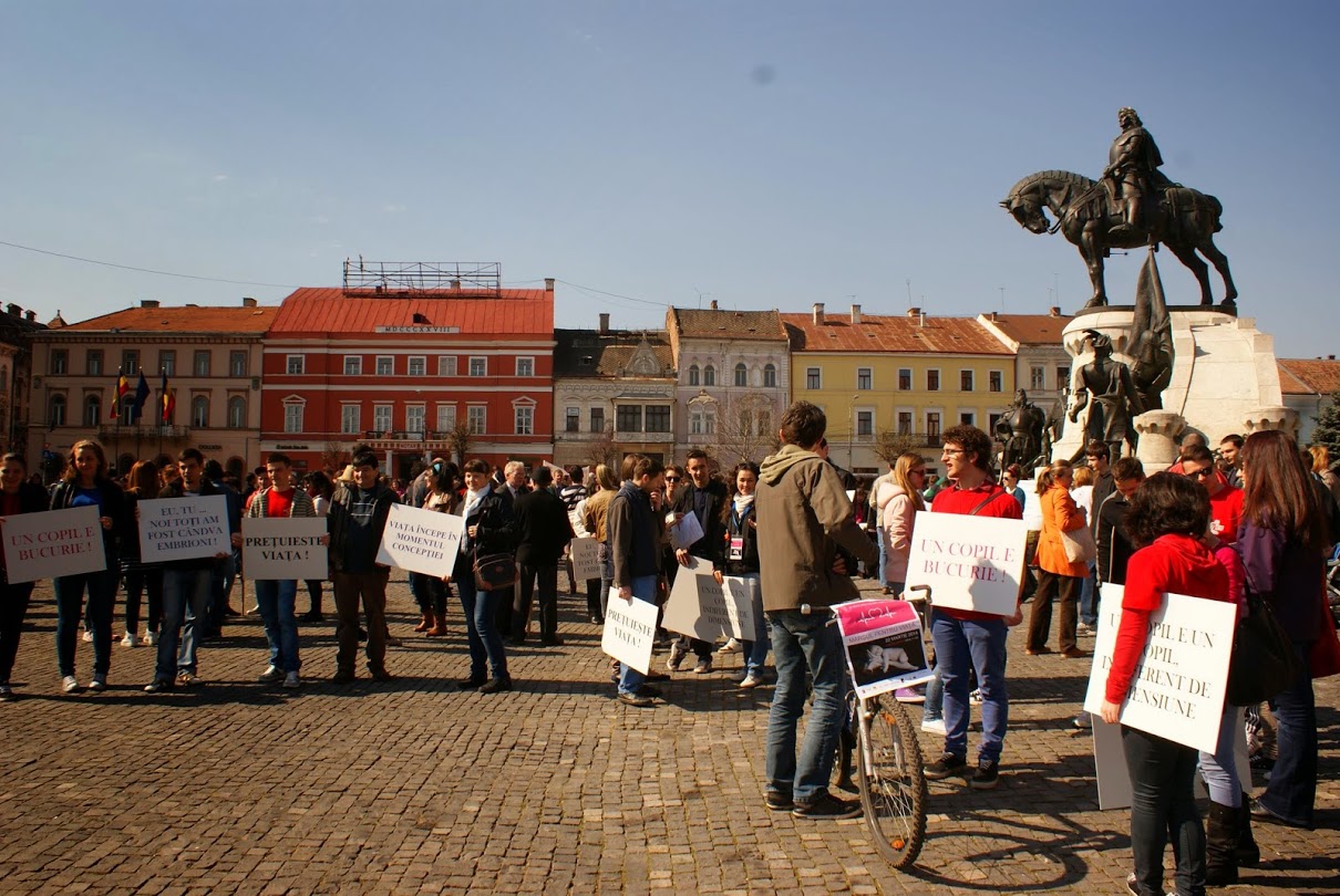 Marşul pentru Viaţă, organizat în aproximativ 40 de oraşe din România (GALERIE FOTO)