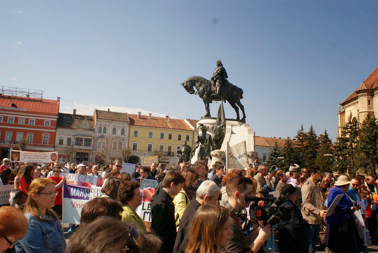 Marşul pentru Viaţă, organizat în aproximativ 40 de oraşe din România (GALERIE FOTO)