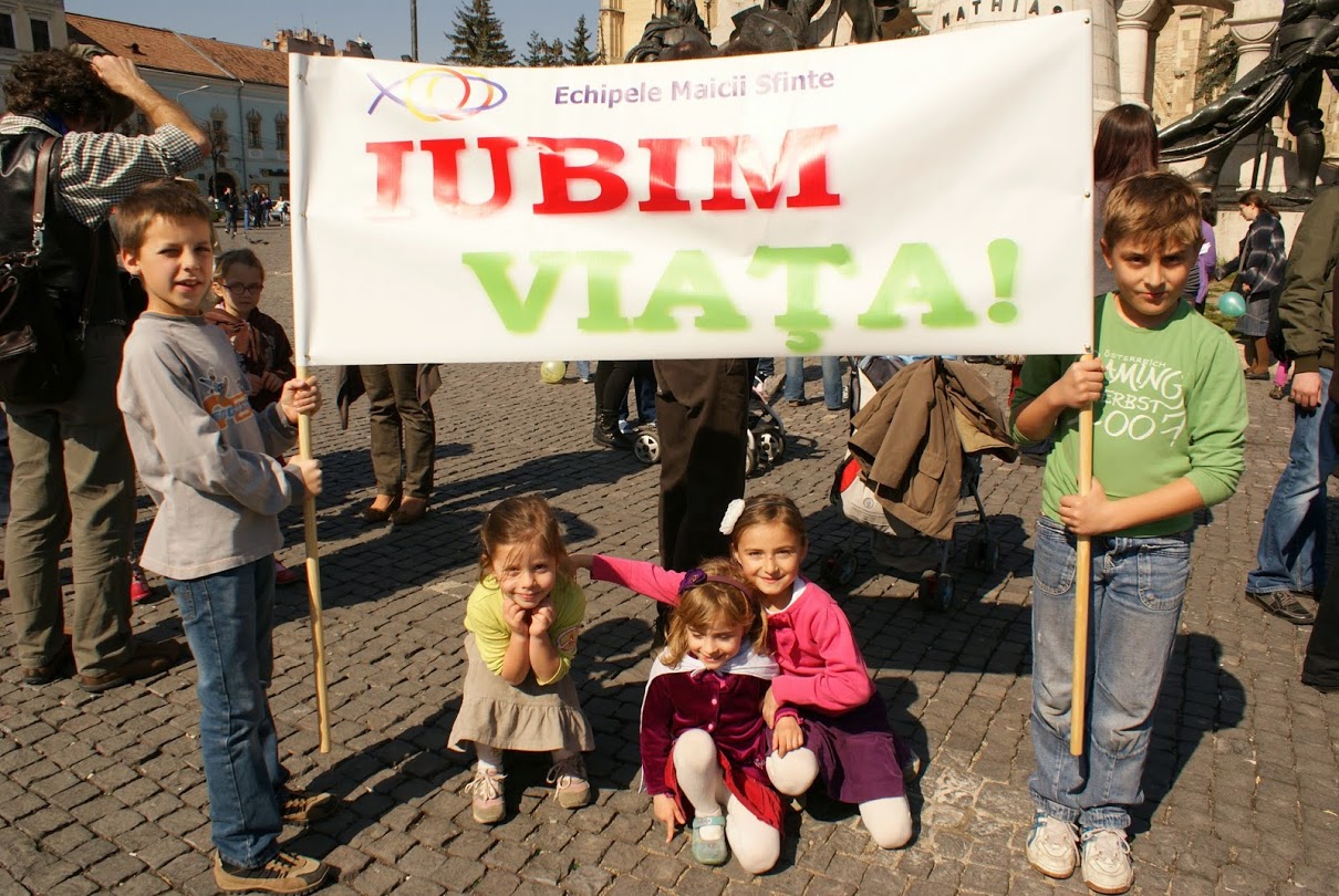 Marşul pentru Viaţă, organizat în aproximativ 40 de oraşe din România (GALERIE FOTO)