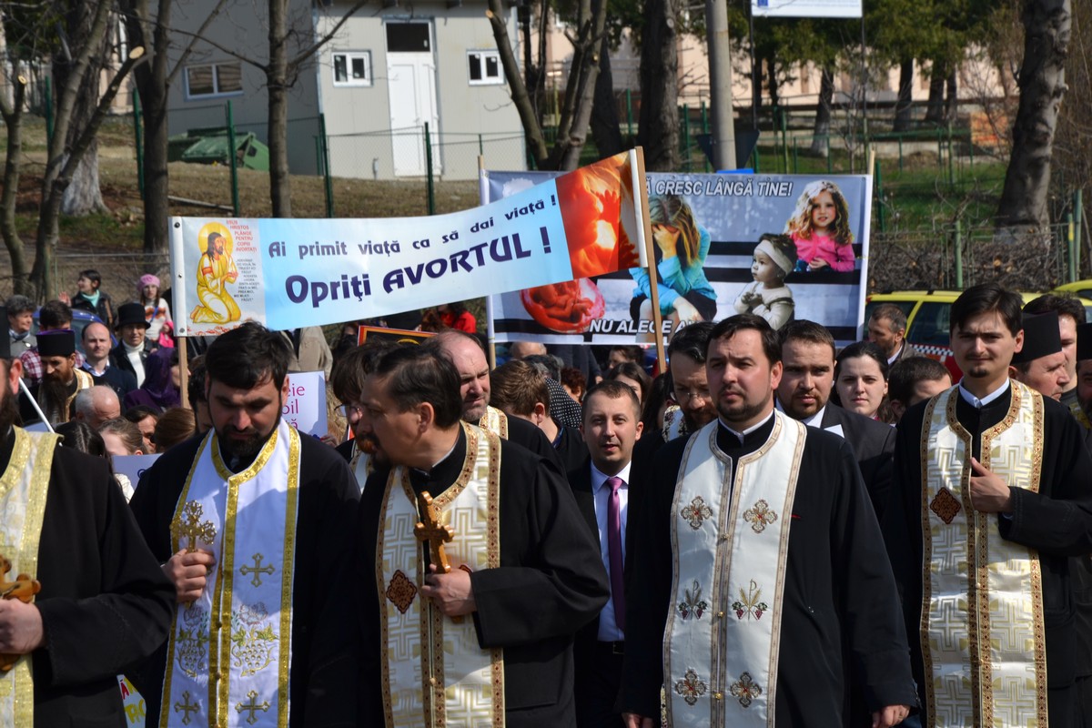Manifestare pentru viață la Piatra Neamţ