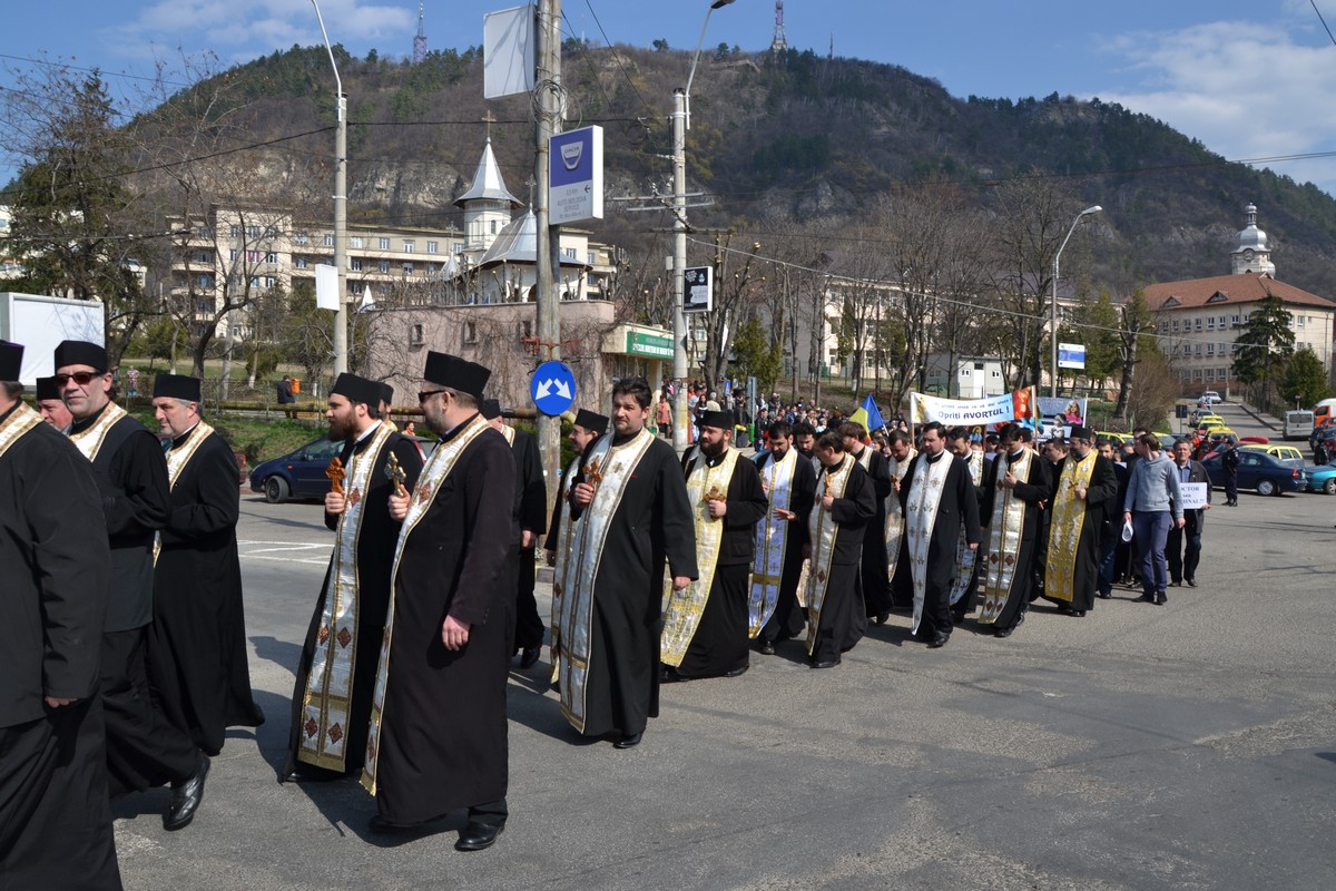 Manifestare pentru viață la Piatra Neamţ