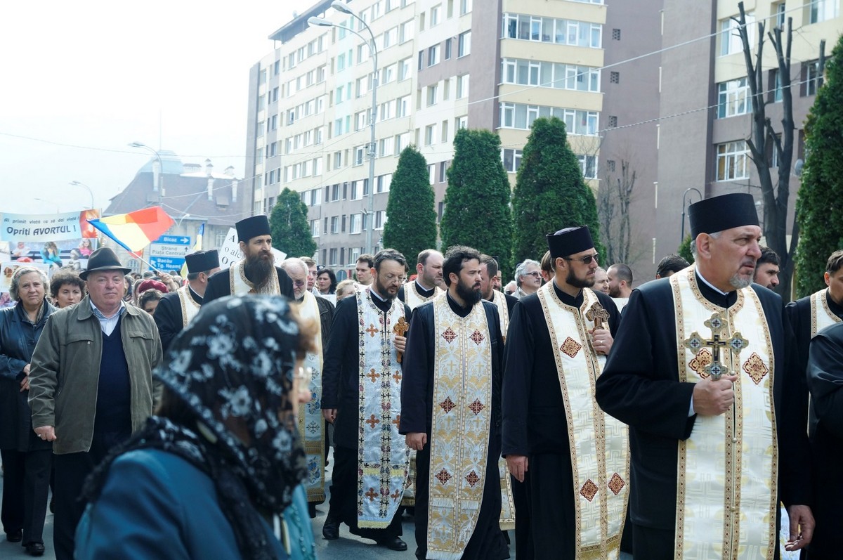 Manifestare pentru viață la Piatra Neamţ