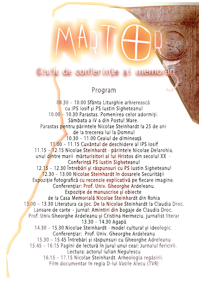 Zi dedicată părintelui Nicolae Steinhardt