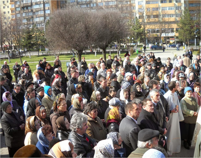 Procesiune cu icoane în Duminica Ortodoxiei, la Hunedoara