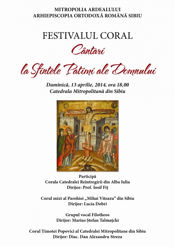 Festival coral la Catedrala mitropolitană din Sibiu
