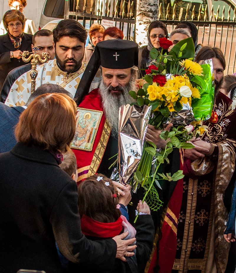 Prima slujbă săvârşită de un mitropolit la Parohia „Sf. Mina“ din Iaşi