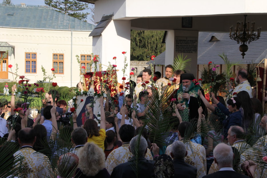 Procesiune de Florii, la Roman