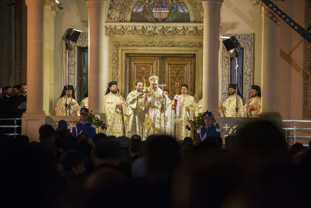 Slujba Învierii Domnului la Patriarhie