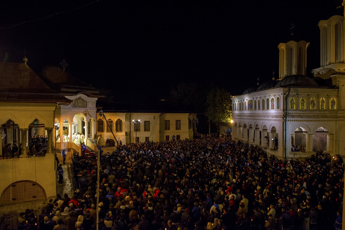 Slujba Învierii Domnului la Patriarhie