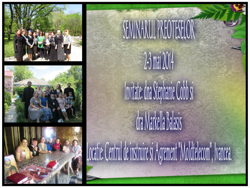 Invitaţie la o nouă ediţie a Seminarului Preoteselor Invitaţie la o nouă ediţie a Seminarului Preoteselor