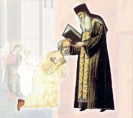 A ascunde gânduri față de duhovnic