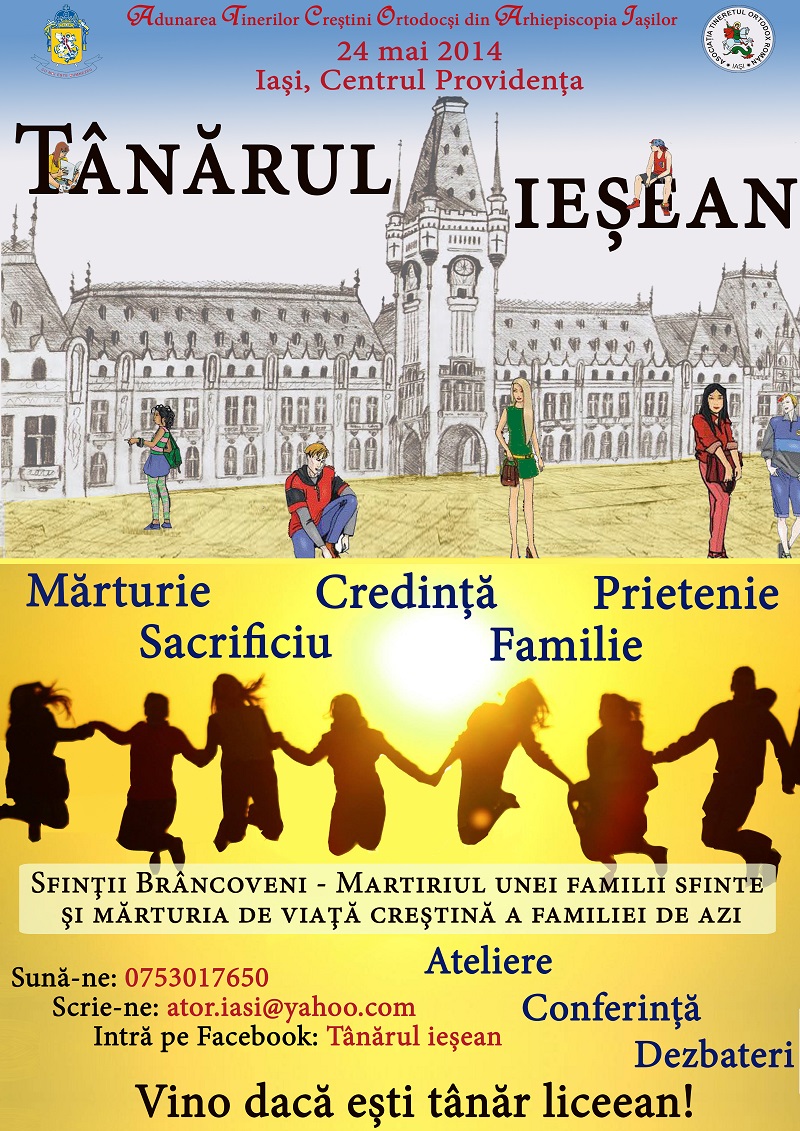 Mâine debutează întâlnirea „Tânărul ieșean”