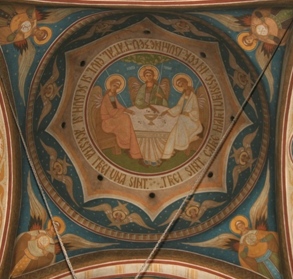 Îngerul prevestește Pogorârea Duhului Sfânt