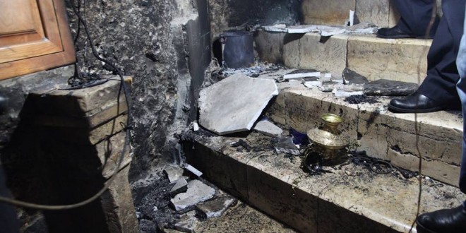 Incendiu la Catedala &quot;Naşterea Domnului&quot; din Betleem