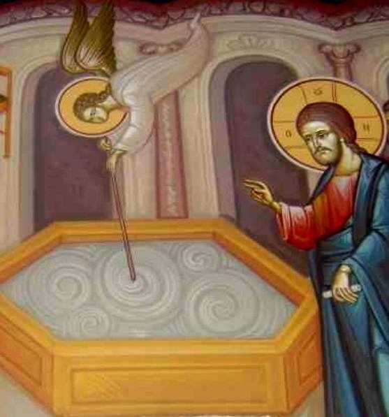 Pentru ei cobora un înger, pentru voi, Duhul Sfânt