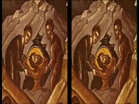 Troparul celei de-a  treia aflări a Capului Sfântului Ioan, Înaintemergătorul și Botezătorul Domnului (limba greacă)