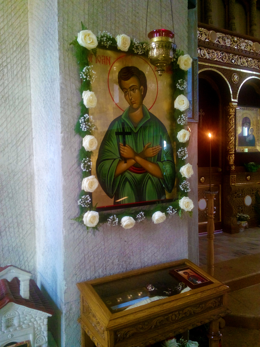 „Ne bucurăm pentru că în biserica noastră se află brâul şi fesul Sfântului Ioan Rusul“