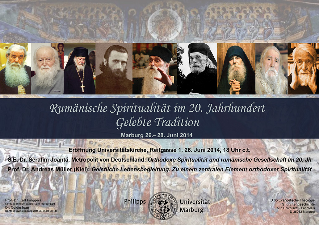 Conferință la Marburg despre Marii Duhovnici români ai secolului XX