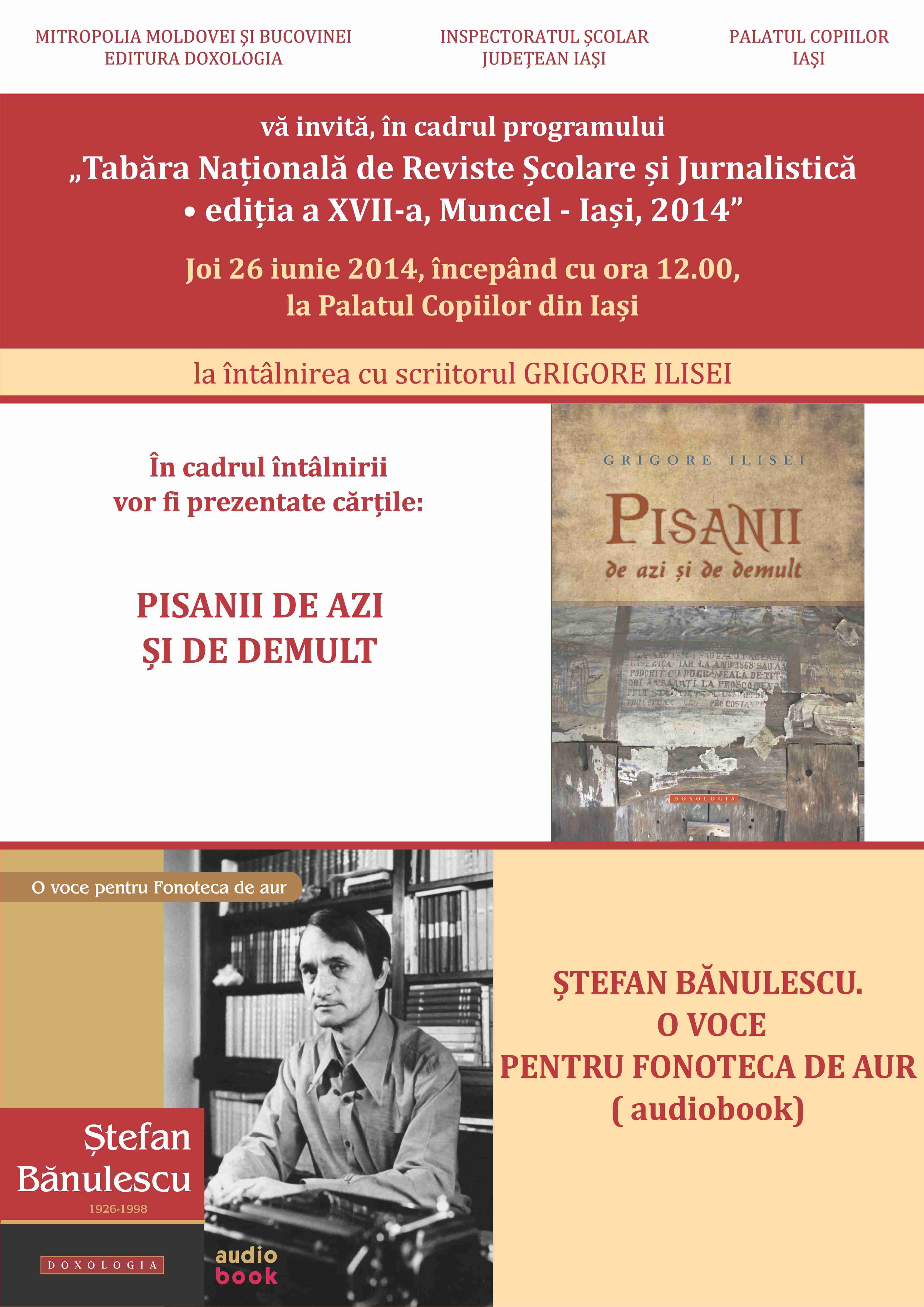 70 de elevi de gimnaziu și liceu față în față cu scriitorul Grigore Ilisei