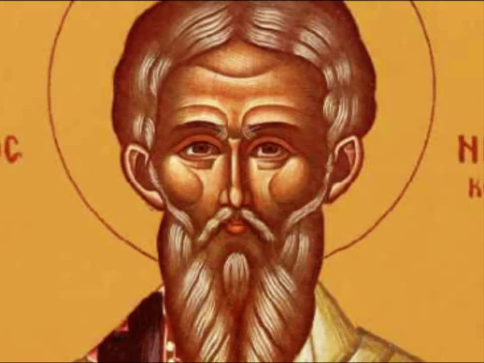 Troparul Sfântului Ierarh Nichifor, Patriarhul Constantinopolului (în limba greacă)