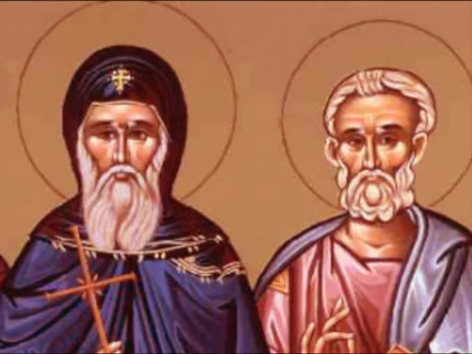 Troparul Sfântului Sfințit Mucenic Teodot, Episcopul Ancirei (în limba greacă)