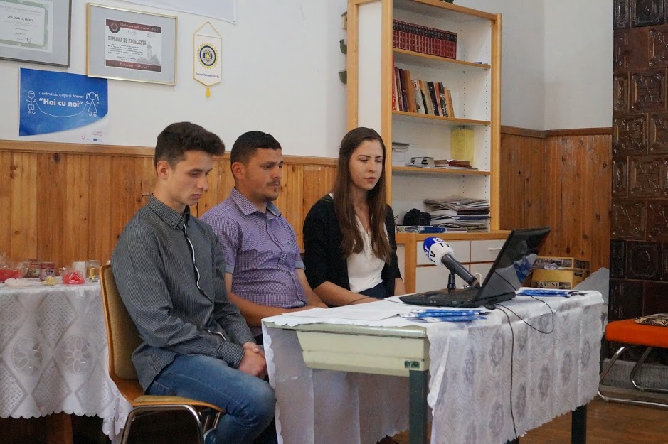 Prezentare de proiect la Centrul de copii şi tineret „Hai cu noi“