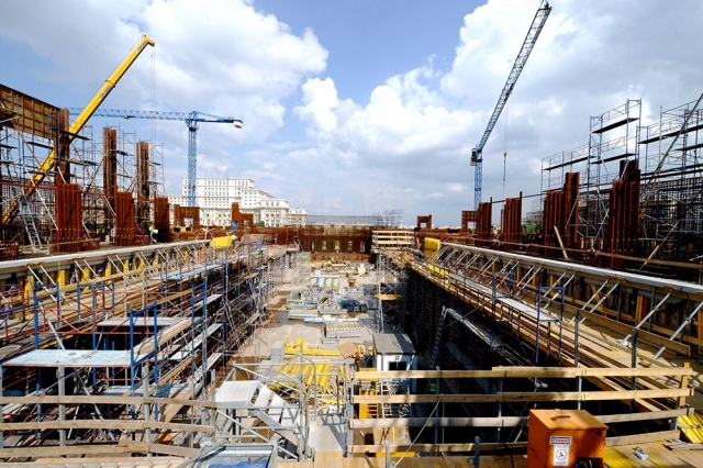 Stadiul lucrărilor de la Catedrala Mântuirii