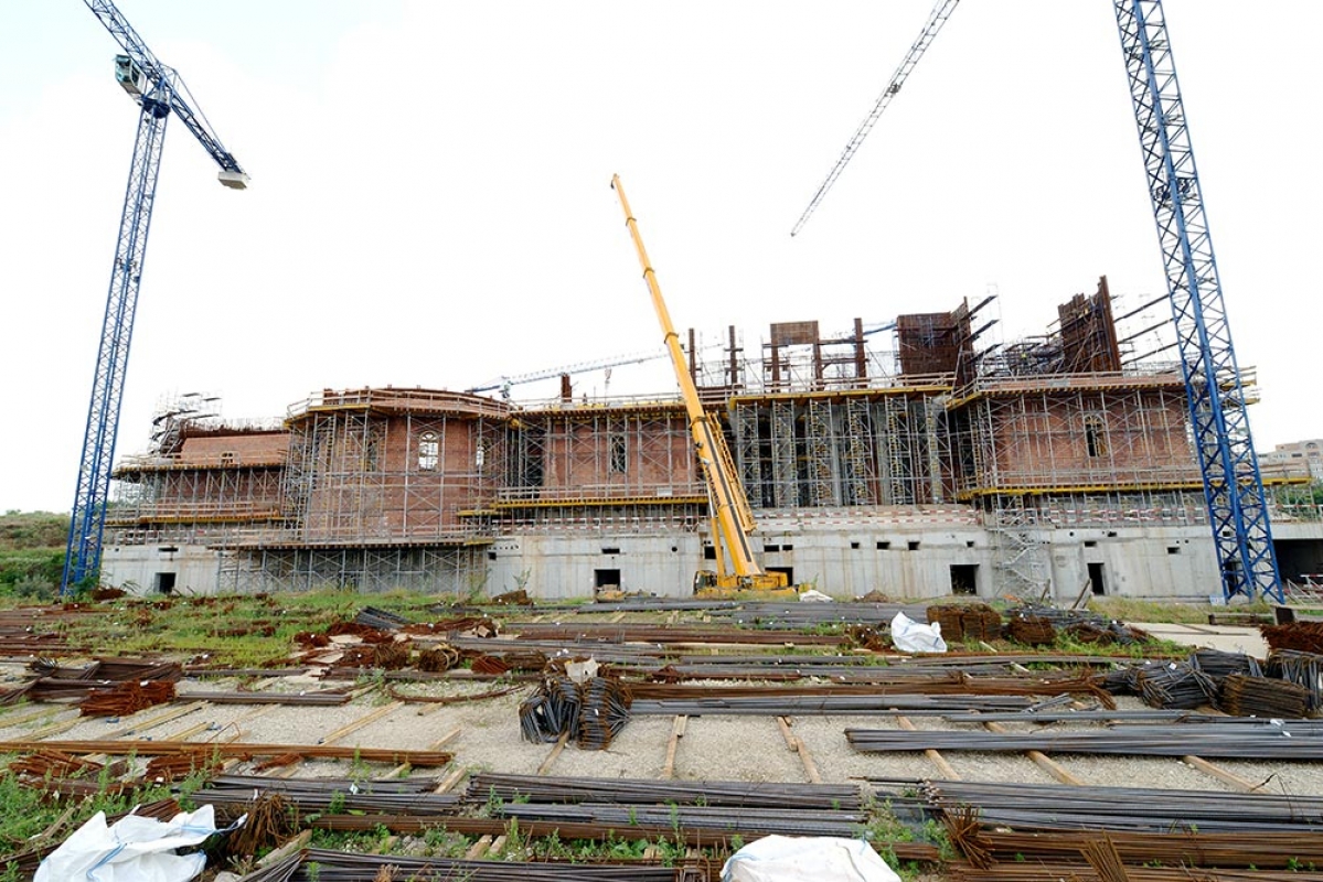 Stadiul lucrărilor de la Catedrala Mântuirii