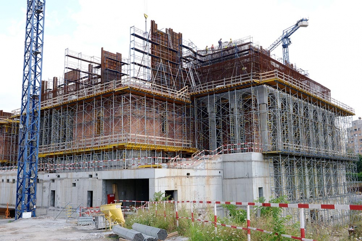 Stadiul lucrărilor de la Catedrala Mântuirii