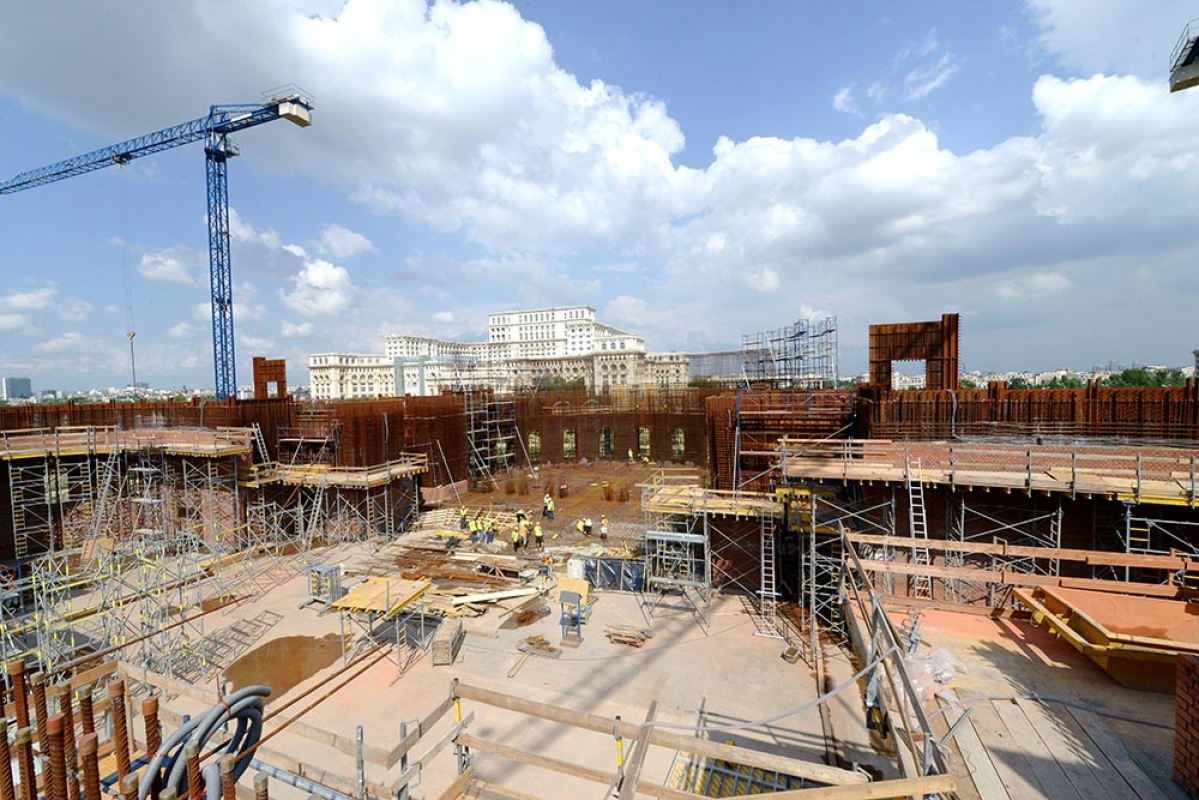 Stadiul lucrărilor de la Catedrala Mântuirii