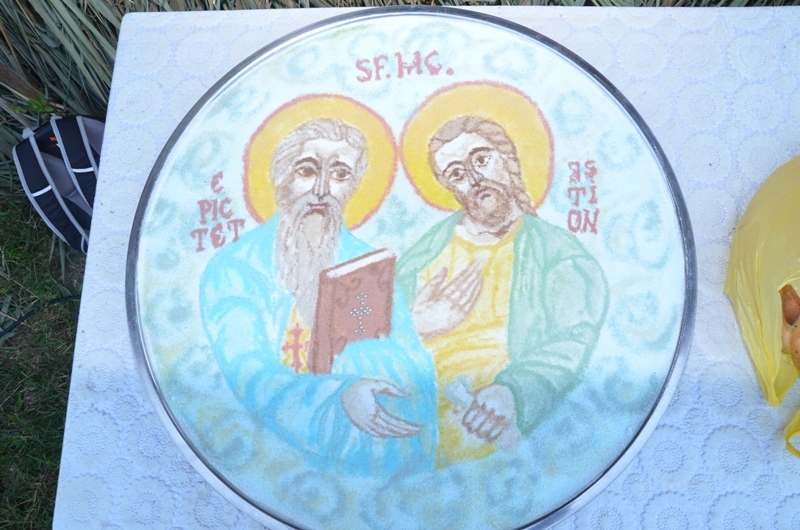 Hram la Mănăstirea Halmyris în ziua pomenirii Sfinţilor Mc. Epictet şi Astion