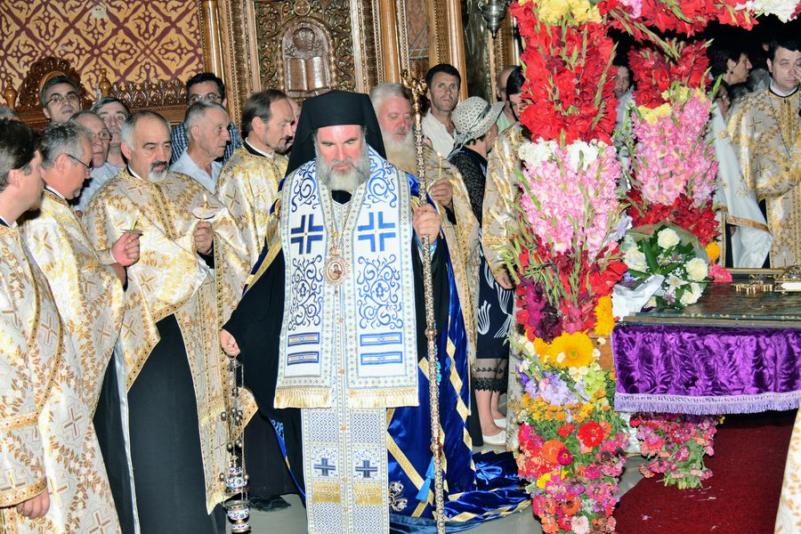 Prohodul Maicii Domnului la Biserica ”Precista Mare” din Roman