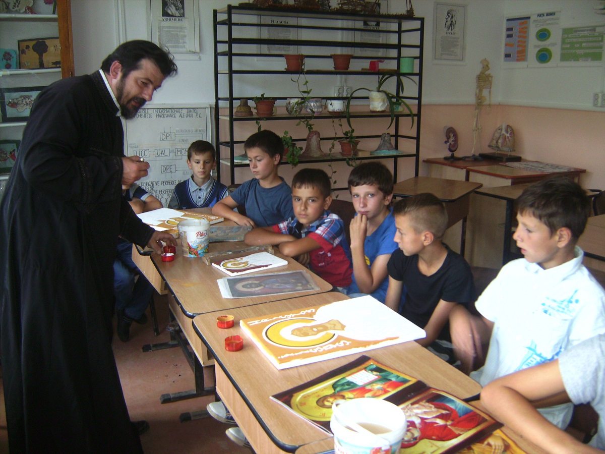 Atelier de pictură în Parohia Ghergheşti