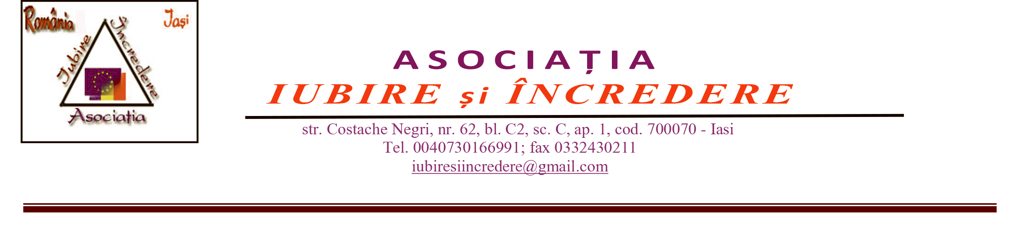 COMUNICAT DE PRESĂ: Asociaţia Iubire şi Încredere Iaşi anunţă finalizarea proiectului social Itinerarii culturale ieşene pentru copii şi tineri defavorizaţi