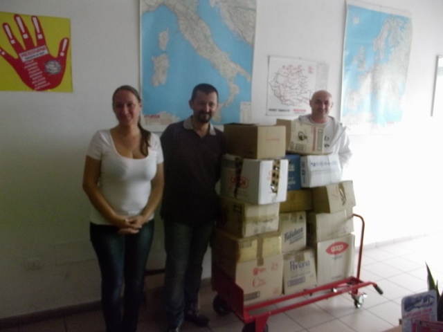 Colecta pentru sinistraţii din sudul României