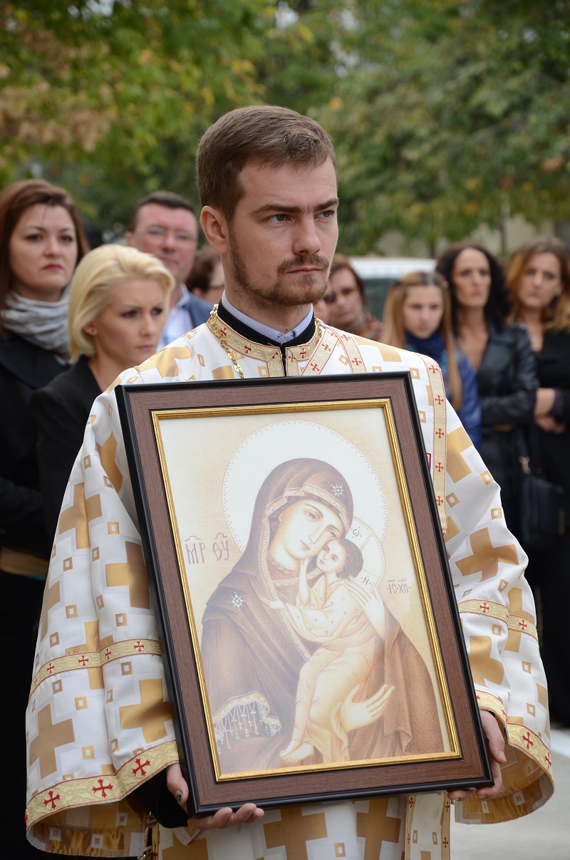 Slujbă de binecuvântare la inaugurarea Centrului social „Bucuria“