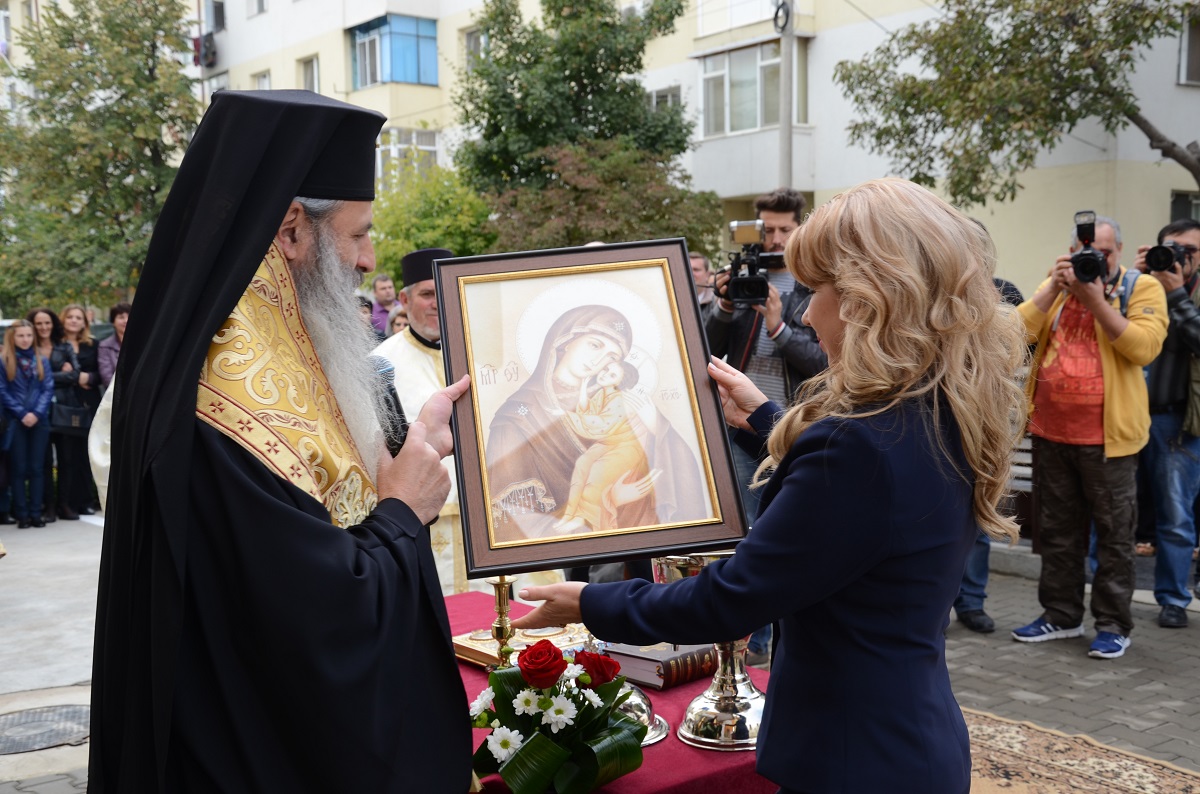 Slujbă de binecuvântare la inaugurarea Centrului social „Bucuria“