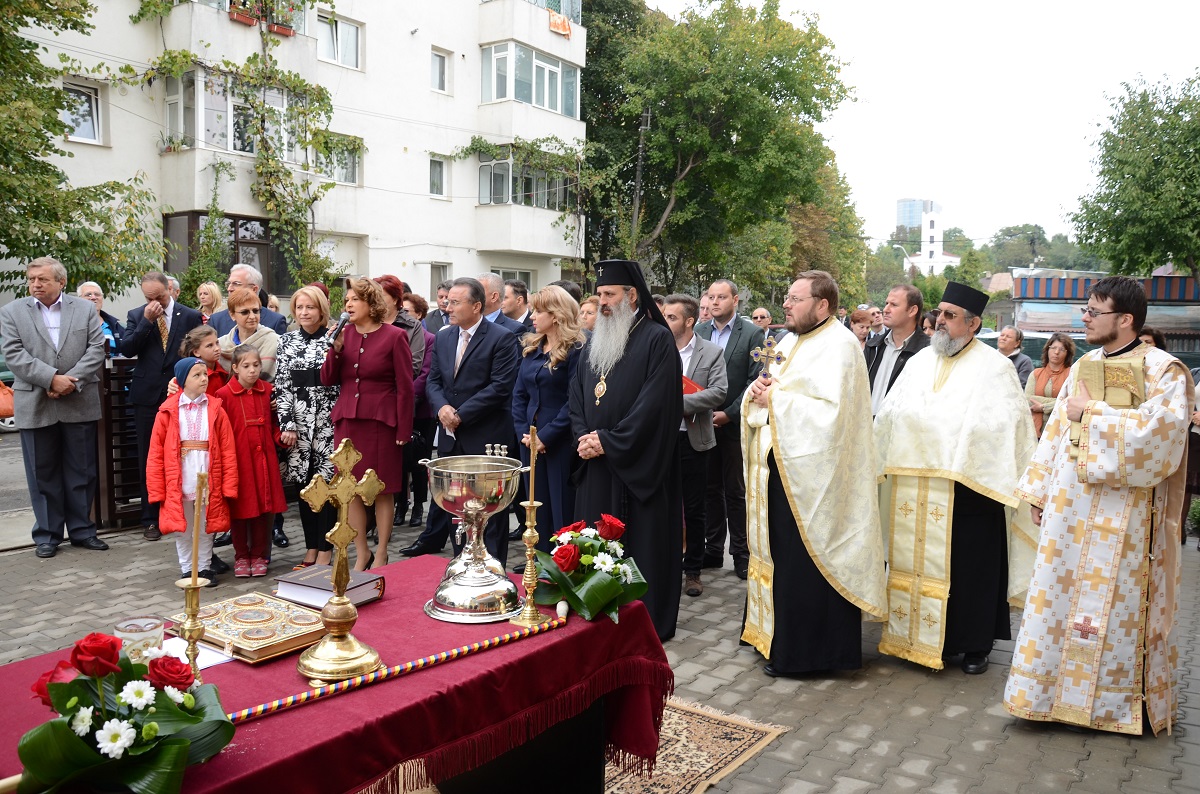 Slujbă de binecuvântare la inaugurarea Centrului social „Bucuria“