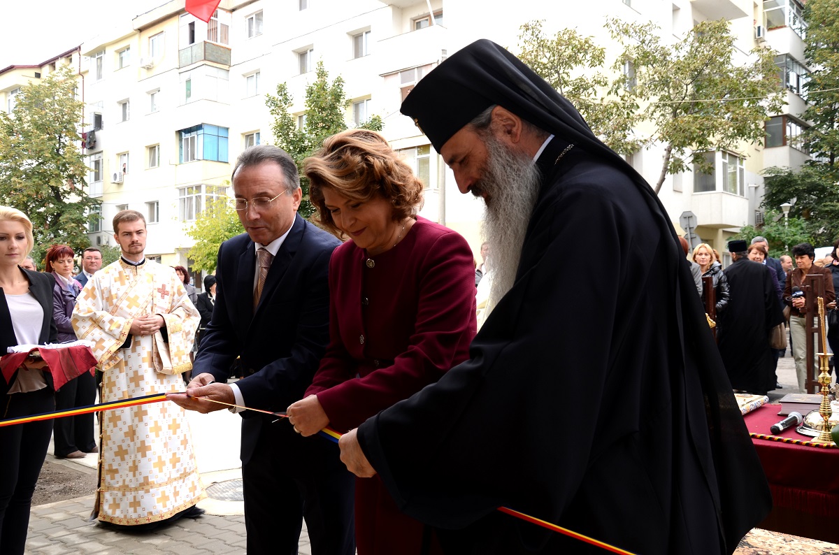 Slujbă de binecuvântare la inaugurarea Centrului social „Bucuria“