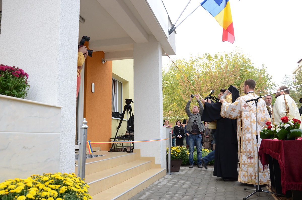 Slujbă de binecuvântare la inaugurarea Centrului social „Bucuria“