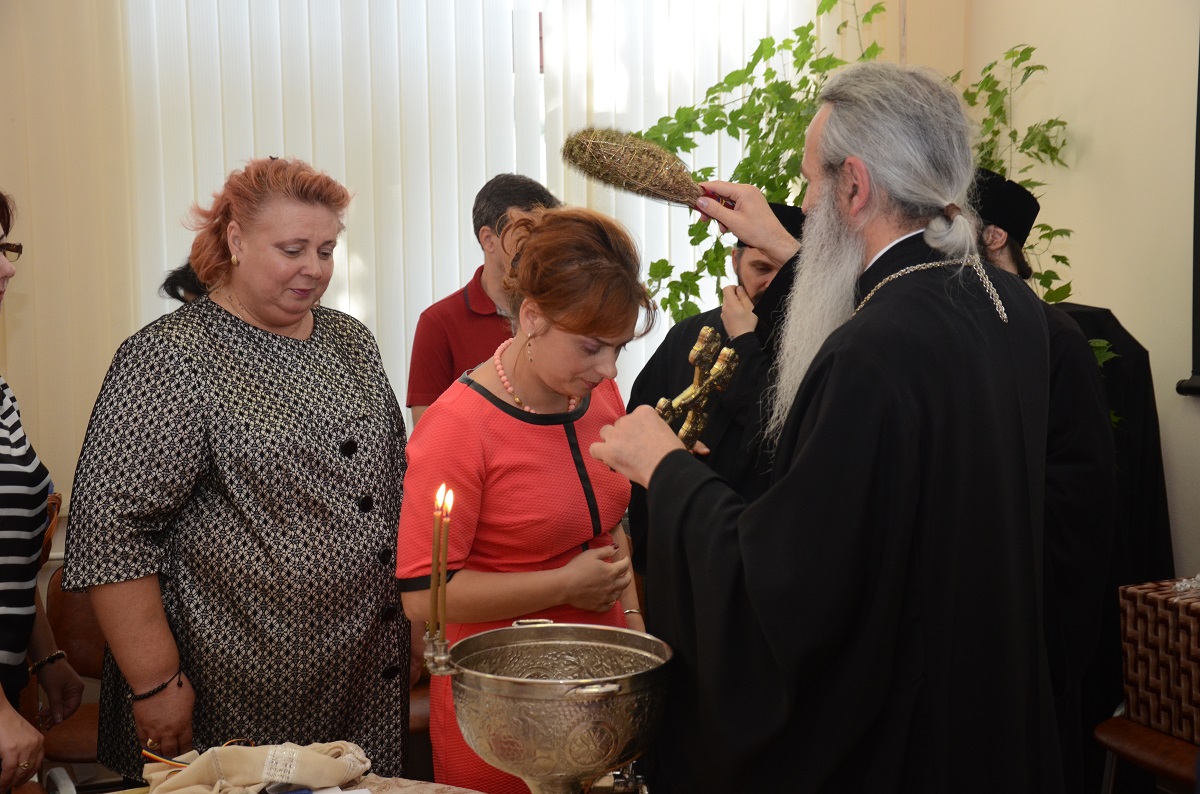 Slujbă de binecuvântare oficiată de IPS Mitropolit Teofan la Inspectoratul Şcolar Judeţean Iaşi