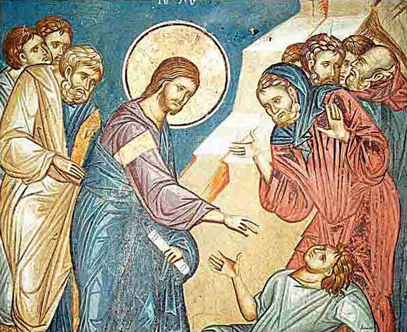 Vindecarea fiului lunatic – Comentarii Patristice