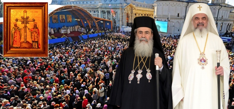 Patriarhul Ierusalimului vine în România aducând un fragment din lemnul Sfintei Cruci