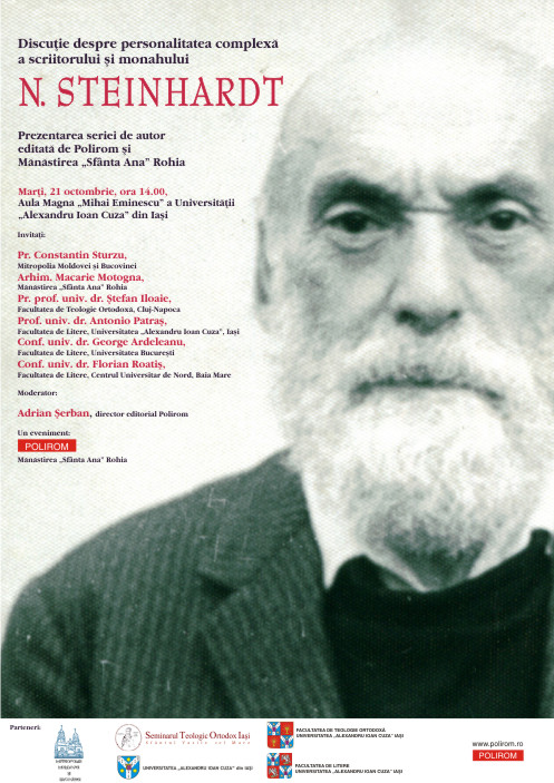 Eveniment dedicat lui N. Steinhardt la Universitatea &quot;Alexandru Ioan Cuza&quot; din Iasi