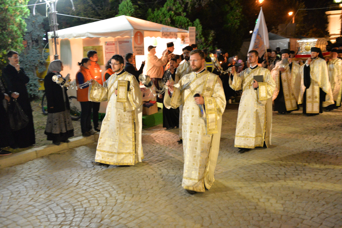 Moaştele Sfântului Martir Constantin Brâncoveanu au ajuns aseară la Iaşi