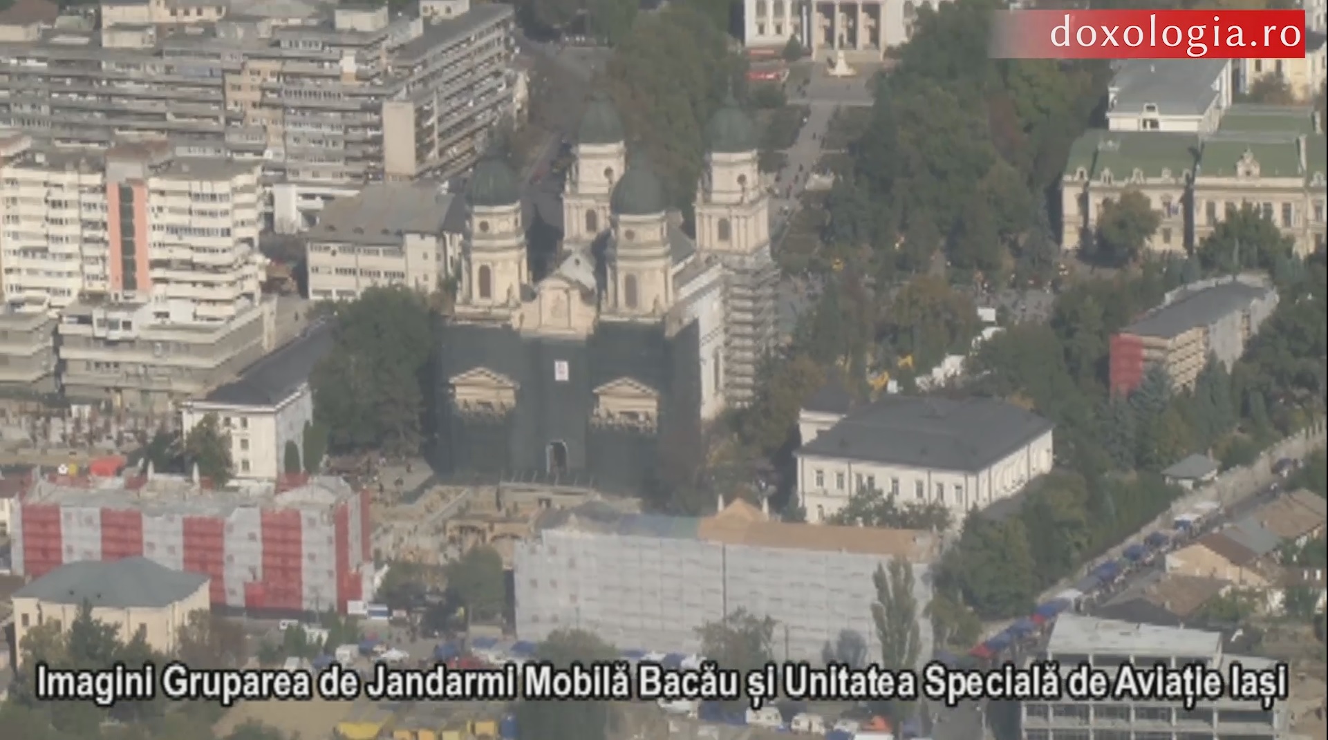 Imagini aeriene - Catredrala mitropolitană din Iași