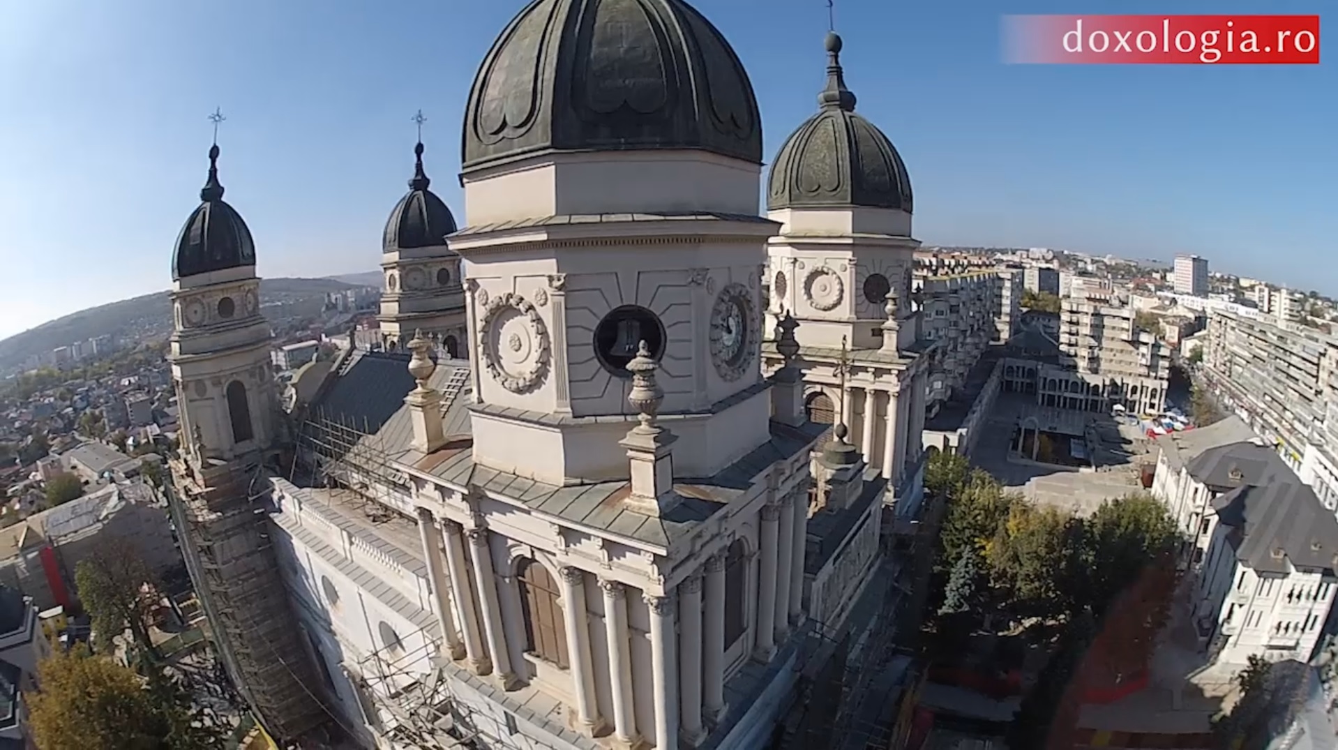 Imagini aeriene de la Sărbătoarea Sfintei Cuvioase Parascheva